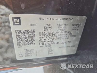 Zdjęcie 13 z 13 samochodu: 2020 CHEVROLET SILVERADO C1500 VIN:1GCRWAEH4LZ234278 - miniatura