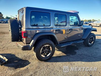 Trzecie zdjęcie samochodu z tyłu: 2018 JEEP WRANGLER UNLIMITED RUBICON VIN:1C4HJXFG9JW301099 - miniatura