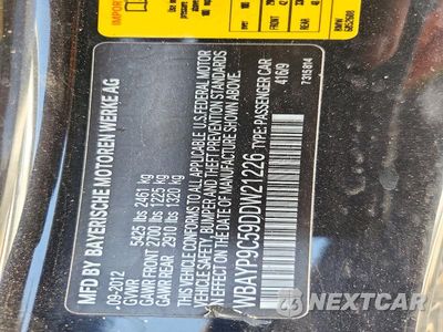 Zdjęcie 12 z 12 samochodu: 2013 BMW 650 I VIN:WBAYP9C59DDW21226 - miniatura