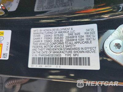 Zdjęcie 13 z 13 samochodu: 2025 HONDA CR-V SPORT-L VIN:7FARS5H80SE039835 - miniatura