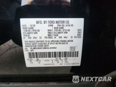 Zdjęcie 13 z 13 samochodu: 2021 LINCOLN AVIATOR VIN:5LM5J6XC2MGL03552 - miniatura