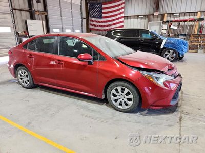 Czwarte zdjęcie samochodu z boku: 2021 TOYOTA COROLLA LE VIN:5YFEPMAE5MP251806 - miniatura