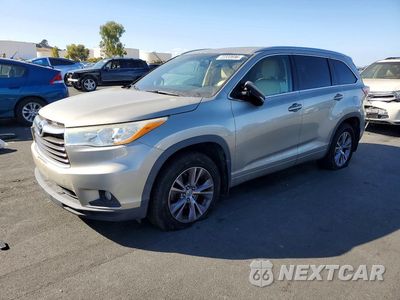 2014 TOYOTA HIGHLANDER XLE 5TDJKRFH9ES019909 - główne zdjęcie licytacji z USA - miniatura