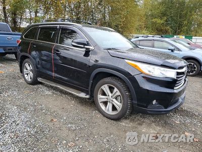 Czwarte zdjęcie samochodu z boku: 2016 TOYOTA HIGHLANDER XLE VIN:5TDJKRFH5GS263706 - miniatura