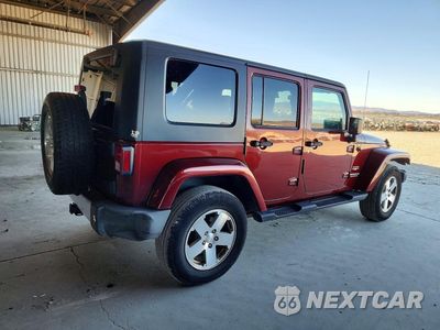 Trzecie zdjęcie samochodu z tyłu: 2008 JEEP WRANGLER UNLIMITED SAHARA VIN:1J4GA59188L531438 - miniatura