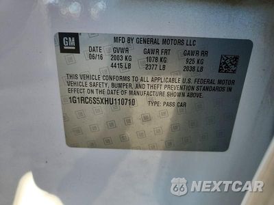 Zdjęcie 12 z 12 samochodu: 2017 CHEVROLET VOLT LT VIN:1G1RC6S5XHU110710 - miniatura