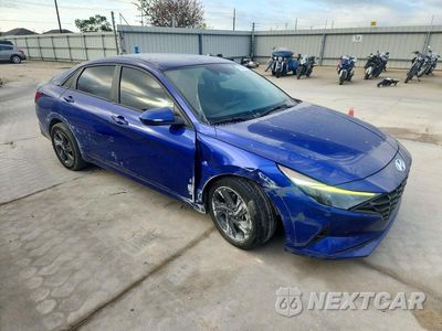 Czwarte zdjęcie samochodu z boku: 2022 HYUNDAI ELANTRA SEL VIN:KMHLM4AG2NU319335 - miniatura