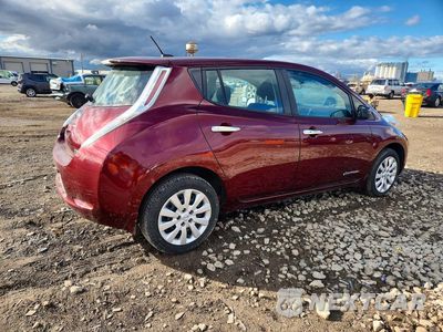 Trzecie zdjęcie samochodu z tyłu: 2016 NISSAN LEAF S VIN:1N4AZ0CP7GC308266 - miniatura