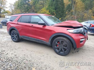Czwarte zdjęcie samochodu z boku: 2022 FORD EXPLORER ST VIN:1FM5K8GC3NGA97946 - miniatura