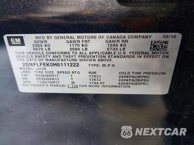 Zdjęcie 14 z 14 samochodu: 2017 CHEVROLET EQUINOX LT VIN:2GNFLFEK0H6111222 - miniatura