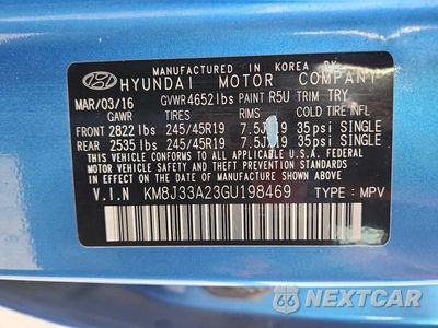 Zdjęcie 13 z 13 samochodu: 2016 HYUNDAI TUCSON LIMITED VIN:KM8J33A23GU198469 - miniatura