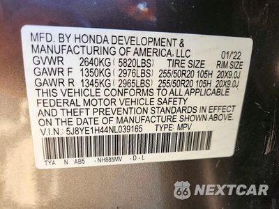 Zdjęcie 13 z 13 samochodu: 2022 ACURA MDX TECHNOLOGY VIN:5J8YE1H44NL039165 - miniatura