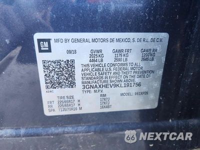 Zdjęcie 13 z 13 samochodu: 2019 CHEVROLET EQUINOX LS VIN:3GNAXHEV9KL191756 - miniatura