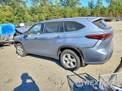 Drugie zdjęcie samochodu z przodu: 2023 TOYOTA HIGHLANDER HYBRID LE VIN:5TDZARAHXPS520436 - miniatura