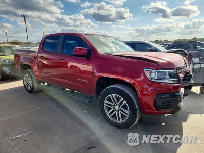 Czwarte zdjęcie samochodu z boku: 2021 CHEVROLET COLORADO VIN:1GCGSBEN0M1238312 - miniatura