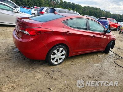 Trzecie zdjęcie samochodu z tyłu: 2012 HYUNDAI ELANTRA LIMITED VIN:KMHDH4AE2CU219109 - miniatura