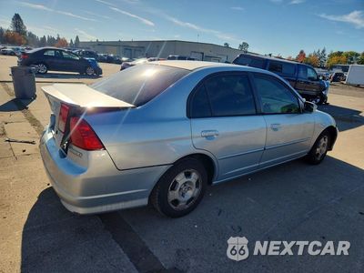 Trzecie zdjęcie samochodu z tyłu: 2004 HONDA CIVIC HYBRID VIN:JHMES95614S012703 - miniatura