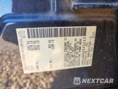 Zdjęcie 12 z 12 samochodu: 2012 NISSAN ALTIMA 2.5 VIN:1N4AL2APXCN525115 - miniatura