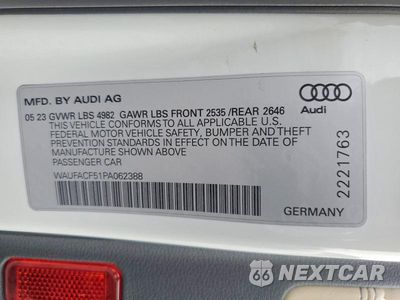 Zdjęcie 12 z 12 samochodu: 2023 AUDI A5 PREMIUM PLUS 45 VIN:WAUFACF51PA062388 - miniatura