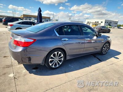 Trzecie zdjęcie samochodu z tyłu: 2015 HONDA ACCORD SPORT VIN:1HGCR2F51FA090720 - miniatura