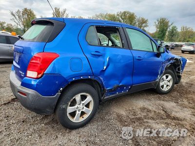 Trzecie zdjęcie samochodu z tyłu: 2016 CHEVROLET TRAX LS VIN:KL7CJNSB0GB761757 - miniatura