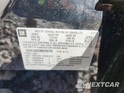 Zdjęcie 14 z 14 samochodu: 2011 CHEVROLET EQUINOX LTZ VIN:2CNFLGEC9B6338726 - miniatura