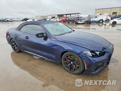 Czwarte zdjęcie samochodu z boku: 2025 BMW M440I VIN:WBA63DB09SCS16675 - miniatura
