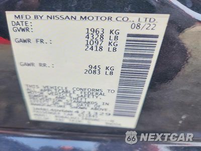 Zdjęcie 13 z 13 samochodu: 2022 NISSAN ALTIMA SV VIN:1N4BL4DV6NN421329 - miniatura