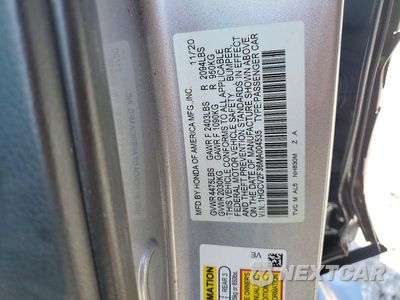 Zdjęcie 12 z 12 samochodu: 2021 HONDA ACCORD SPORT VIN:1HGCV2F36MA004535 - miniatura