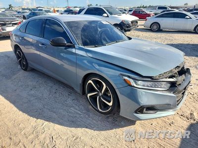 Czwarte zdjęcie samochodu z boku: 2021 HONDA ACCORD SPORT VIN:1HGCV1F3XMA093620 - miniatura