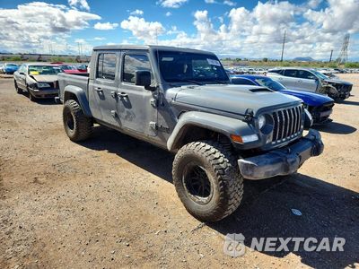 Czwarte zdjęcie samochodu z boku: 2021 JEEP GLADIATOR SPORT VIN:1C6HJTAG7ML580405 - miniatura