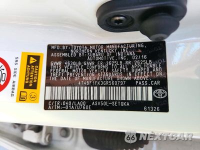 Zdjęcie 12 z 12 samochodu: 2016 TOYOTA CAMRY XLE VIN:4T4BF1FK3GR560797 - miniatura