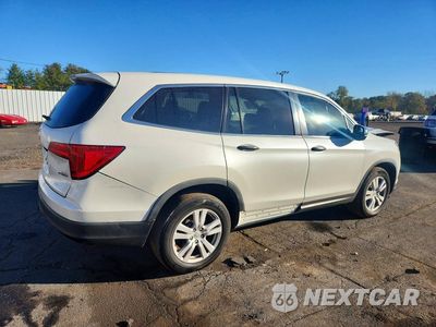 Trzecie zdjęcie samochodu z tyłu: 2017 HONDA PILOT LX VIN:5FNYF6H19HB080431 - miniatura