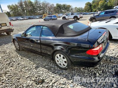 Drugie zdjęcie samochodu z przodu: 2003 MERCEDES-BENZ CLK 320 VIN:WDBLK65G93T143871 - miniatura