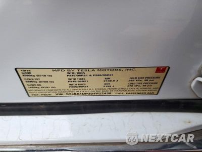 Zdjęcie 13 z 13 samochodu: 2013 TESLA MODEL S VIN:5YJSA1DP3DFP22430 - miniatura