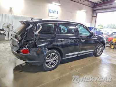 Trzecie zdjęcie samochodu z tyłu: 2017 INFINITI QX60 BASE VIN:5N1DL0MM7HC513158 - miniatura