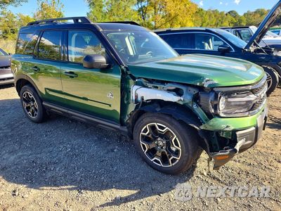 Czwarte zdjęcie samochodu z boku: 2025 FORD BRONCO SPORT OUTER BANKS VIN:3FMCR9CNXSRF41991 - miniatura