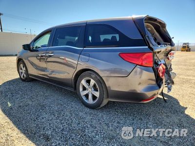 Drugie zdjęcie samochodu z przodu: 2019 HONDA ODYSSEY EXL VIN:5FNRL6H79KB014891 - miniatura