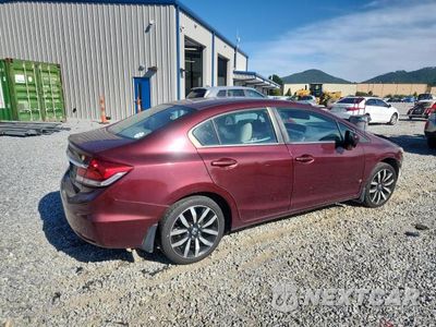 Trzecie zdjęcie samochodu z tyłu: 2015 HONDA CIVIC EXL VIN:2HGFB2F94FH511674 - miniatura