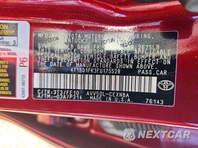 Zdjęcie 13 z 13 samochodu: 2015 TOYOTA CAMRY HYBRID LE VIN:4T1BD1FK3FU175528 - miniatura