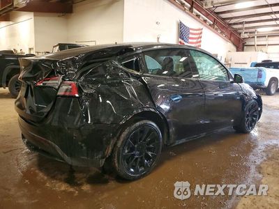 Trzecie zdjęcie samochodu z tyłu: 2021 TESLA MODEL Y VIN:5YJYGDEE8MF188347 - miniatura
