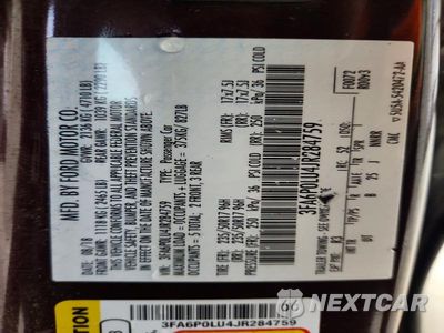 Zdjęcie 12 z 12 samochodu: 2018 FORD FUSION SE HYBRID VIN:3FA6P0LU4JR284759 - miniatura