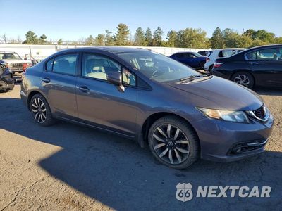 Czwarte zdjęcie samochodu z boku: 2014 HONDA CIVIC EXL VIN:19XFB2F92EE203590 - miniatura