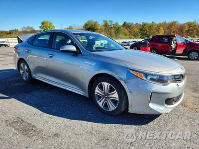 Czwarte zdjęcie samochodu z boku: 2017 KIA OPTIMA HYBRID EX VIN:KNAGU4LE6H5012344 - miniatura