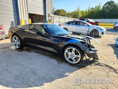 Czwarte zdjęcie samochodu z boku: 2019 CHEVROLET CORVETTE STINGRAY 1LT VIN:1G1YB2D72K5107100 - miniatura