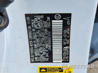 Zdjęcie 12 z 12 samochodu: 2010 LEXUS HS 250H VIN:JTHBB1BA8A2014747 - miniatura