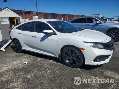 Czwarte zdjęcie samochodu z boku: 2021 HONDA CIVIC SPORT VIN:2HGFC2F83MH507245 - miniatura