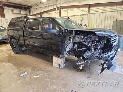 Czwarte zdjęcie samochodu z boku: 2022 CHEVROLET SILVERADO K1500 RST VIN:3GCUDEEL0NG583162 - miniatura