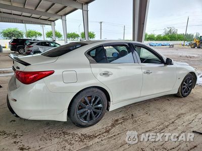Trzecie zdjęcie samochodu z tyłu: 2015 INFINITI Q50 BASE VIN:JN1BV7ARXFM404783 - miniatura
