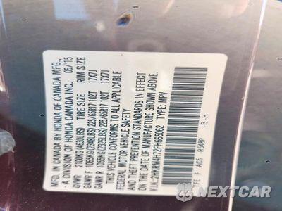 Zdjęcie 13 z 13 samochodu: 2015 HONDA CR-V EXL VIN:2HKRM4H72FH665062 - miniatura